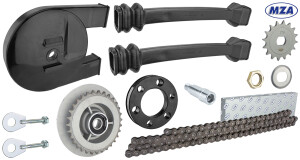 Chain set Simson SR50, SR80 Z16/Z31 - MZA