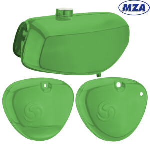 Simson S51 Enduro glove box lid tank - light green - MZA