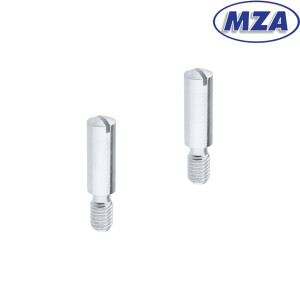 Handlebar lever screw Simson S51, SR50 - set - MZA (chrome)
