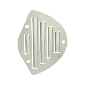 Ignition cover Pionýr - stainless steel - ventilated
