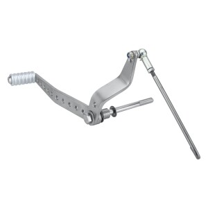 Gear lever Pioneer 550,555 - stainless steel - Tuning - cross version