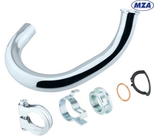 Exhaust elbow Simson SR50 D32 with accessories - MZA