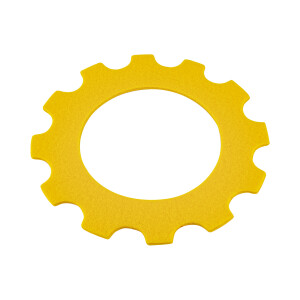 JAWA tank cap felt - yellow - Sale