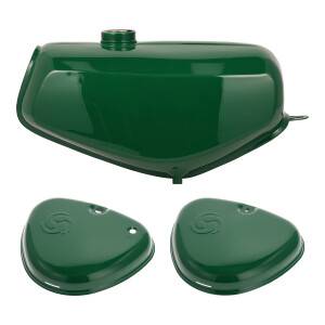 Simson S51 Elektronik box lid tank - dark green - MZA