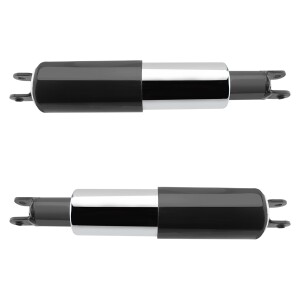 Tlumič zadní Jawa/ČZ Kyvačka, Panelka - chrom/lak černý (sada) - CZ