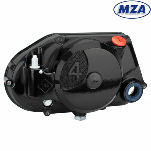 Clutch cover for Simson complete - black color - MZA