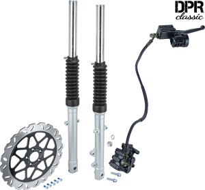 Set of front shock absorbers Simson S51 for conversion to disc brake - DPR