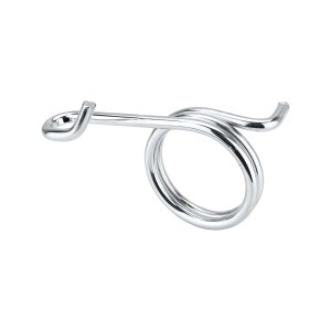 Brake key lever spring JAWA/ČZ - left (chrome)