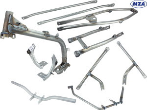 Simson S51 Enduro frame parts - set (without surface treatment)
