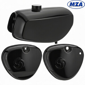 Simson S51 Enduro box lid tank - black - MZA