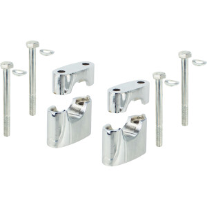 Simson S51 handlebar clamp - chrome set