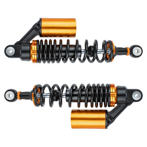 Rear gas shock absorber Pionýr, Babetta - black/gold - set