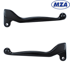 Aluminum levers Simson S51, SR50 - set PL - black - MZA