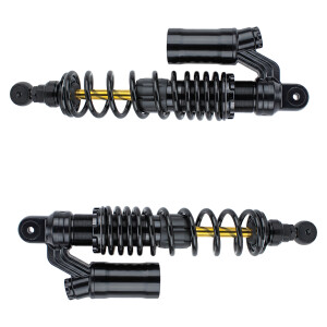 Simson rear gas shock absorber - black (model 2025) - set
