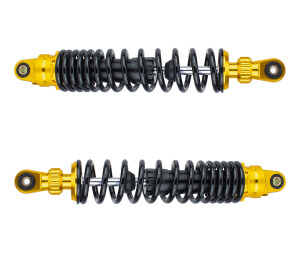 Rear oil shock absorber Simson black/gold - PREMIUM - SET