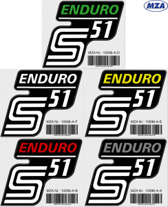 S51 Enduro MZA mailbox sticker