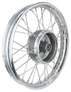 Complete wheel ČZ 250,350 type 471,472 - 18x1.85 (stainless steel spoke)