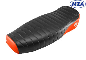 Complete seat Simson S51 Enduro - black/red - MZA