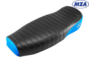 Complete seat Simson S51 Enduro - black/blue - MZA
