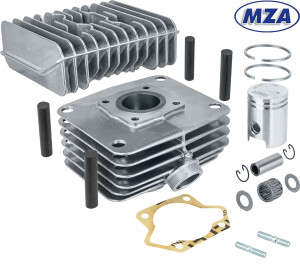 Cylinder head Simson S51, SR 50 - MZA (polished surface)