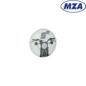 Metal plate Ø25mm S51 - MZA