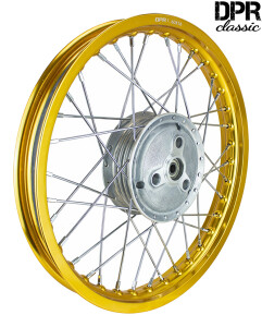 Complete bike Pionýr 05, 20, 21, 23 - rim Al. gold spoke chrome - DPR