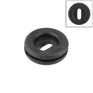 Cable grommet for the Jawa/ČZ satellite dish cover casting, model 2 (wider groove)