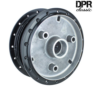 Drum (hub) of the front and rear wheel Simson S51 - DPR (black)