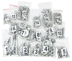 Set of screws for the entire motorcycle ETZ 150 - stainless steel