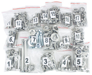 Set of screws for the entire motorcycle ETZ 251 - stainless steel