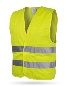 Yellow high-visibility vest - XL