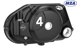 Simson clutch cover with tachometer 4-speed black MZA