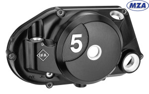 Simson clutch cover with tachometer 5 years old black MZA