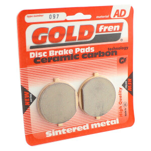 Brake pads Jawa 350 type 639, 640 GOLD fren - set