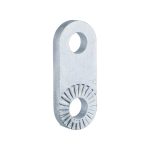 Footrest holder JAWA/ČZ 6mm knurled - zinc