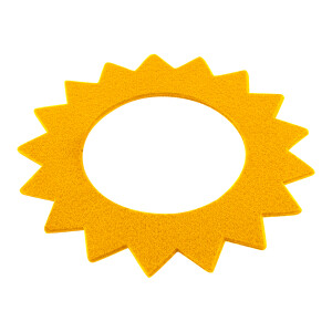 JAWA tank plug felt - yellow