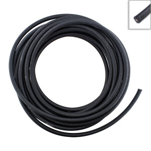 Ignition cable - braided - black 10cm