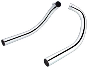 Jawa 350/362 Californian bolt-on exhaust elbows - A quality