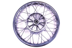 Wheel complete Jawa 250/350 Panelka - Stainless steel