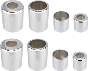 Jawa rear telescope covers Pérák/ČZ (set) - chrome